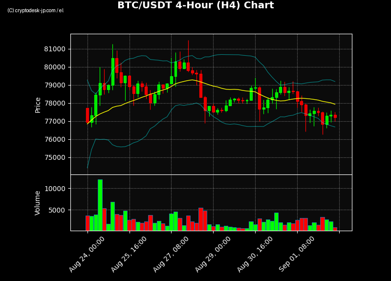 BTC H4 Chart