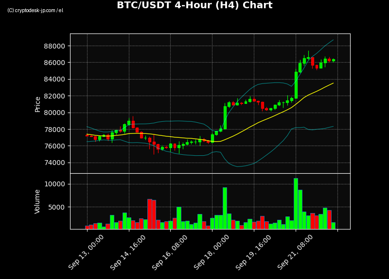 BTC H4 Chart